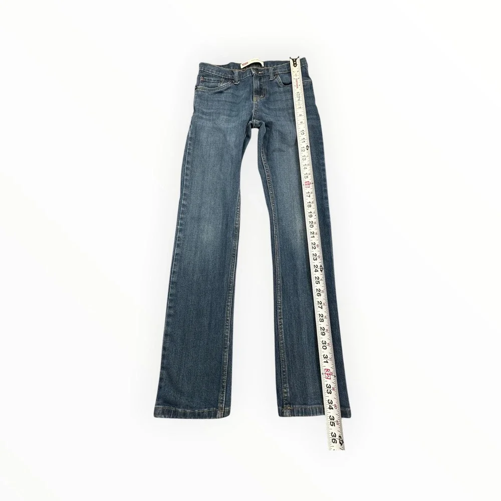Levi's Jeans Boys 14 Reg Blue 510 Skinny‎ W27 L29 Medium Wash Denim Stretch